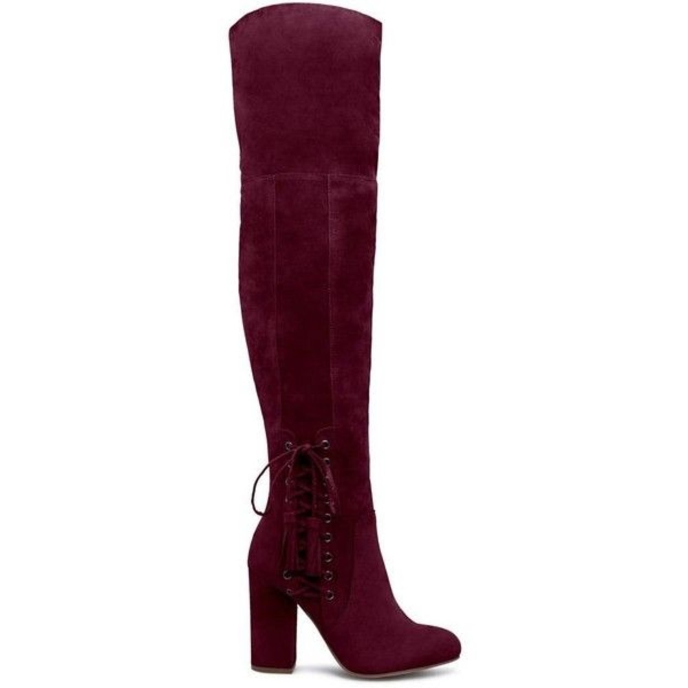 HEDDA Heeled Knee High Boot